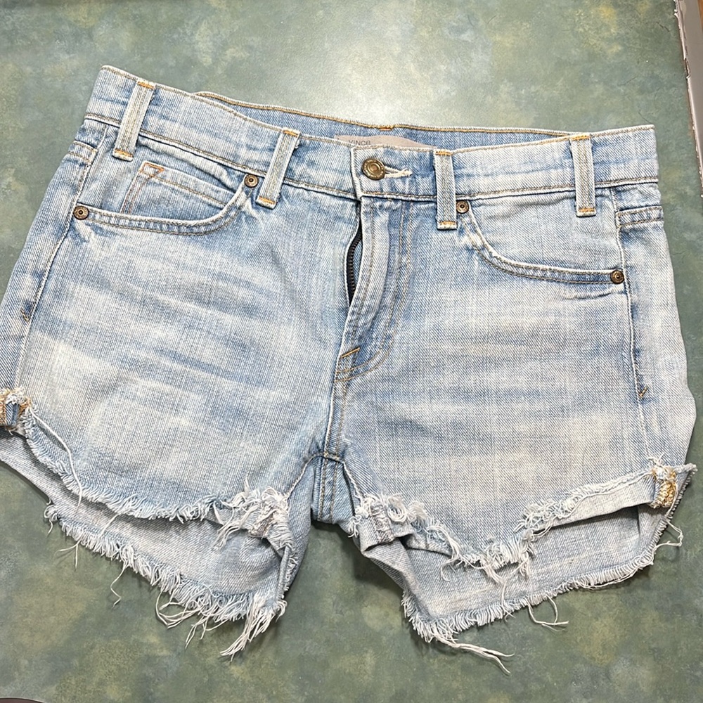 Vince. jean shorts